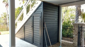 leask polyethylene louvers enclosed outdoor storage